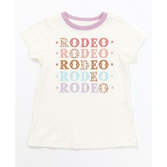 Shyanne Other - SHYANNE GIRLS' RODEO SHORT SLEEVE GRAPHIC RINGER TEE 3T